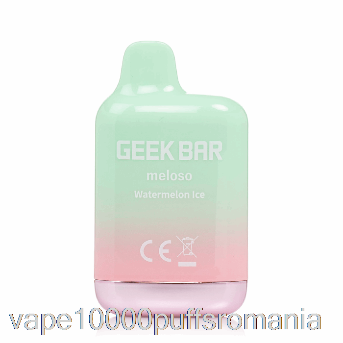 Vape Romania Geek Bar Meloso Mini 1500 Gheata De Pepene Verde De Unica Folosinta